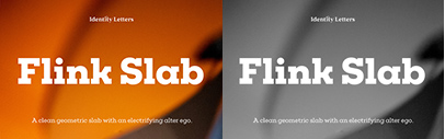 Identity Letters released Flink Slab. It comes in three widths. Variable font version is also available. Save 40% using coupon code “FlinkSlab-40”. Valid until December 8th.