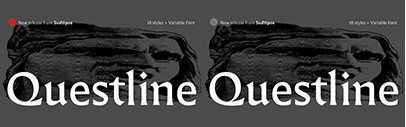 Sudtipos released Questline designed by Alejandro Freitez.