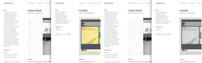 New type foundries&sbquo; Cadson Demak  and Cannibal have been just added to our list.