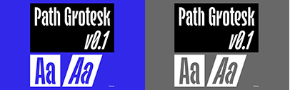 Path Grotesk by Typeji was added to Future Fonts.