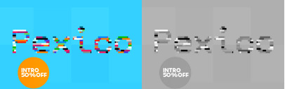 Pexico and Pexico Mono‚ pixel typefaces supporting Latin‚ Cyrillic‚ and Greek Monotonic scripts‚ by Urtd. 50% off till March 6.