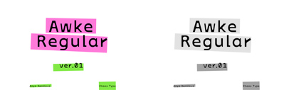 Awke by Chaos Type was added to Future Fonts.