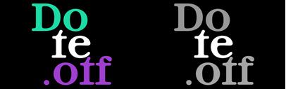 Dote by FANTASIA Type was added to Future Fonts.