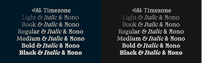 HAL Timezone was updated with more weights‚ more languages‚ more glyphs‚ and more altitude.