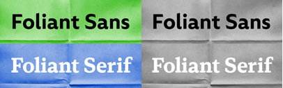 Identity Letters released Foliant Sans and Foliant Serif. Save 50% using coupon code “Foliant50”. Valid until April 10th.