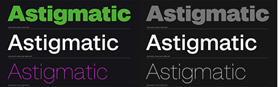 Capitalics Warsaw Type Foundry released Astigmatic.