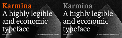 Type Together refreshed Karmina‚ adding Vietnamese support and lots more.