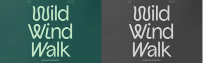 Arillatype.Studio released At Glacier designed by Omar Careaga.