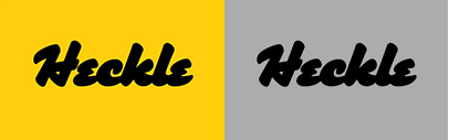 Mark Simonson Studio released Heckle.