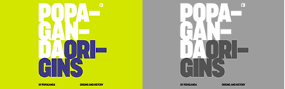 Brody Fonts released BF Popaganda.