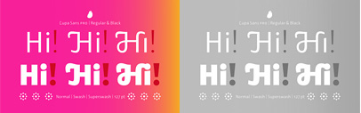 Lupa Sans Pro‚ a sans serif by Melle Diete‚ is available. Introductory offer 30% off till December 1st.