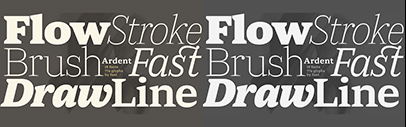 Typofonderie released Ardent.