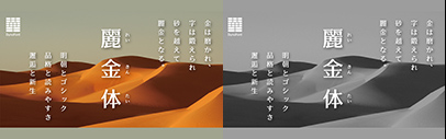 DynaComware released 麗金体 (Reikintai).