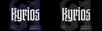 Kyrios has crossed the finish line and graduated from Future Fonts.