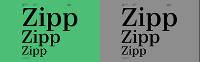 Zipp by Spoke was added to Future Fonts.
