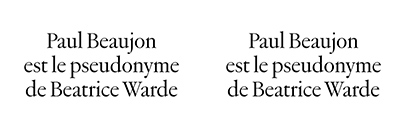 Heavyweight released Beaujon designed by Connor Davenport and Luke Charsley with Léa Bruneau.