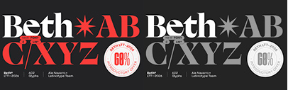 Latinotype released Beth.