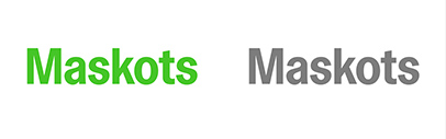 ECAL Typefaces released Maskotsn designed by Jonathan Bruun.