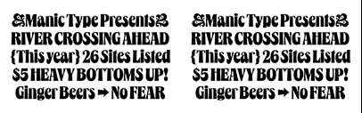 Manic Type released Franke.