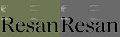 The Designers Foundry released Resan.