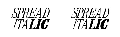 Bold Decisions added italics to Spread.
