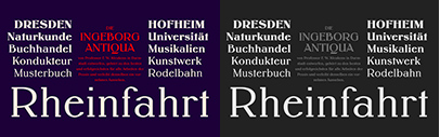 Storm Type Foundry released Ingeborg-Antiqua.
