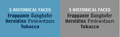 MAC Rhino Fonts released Historical 5.