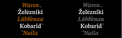 Scifipoetry Typefaces added five heavier weights to Hagel.