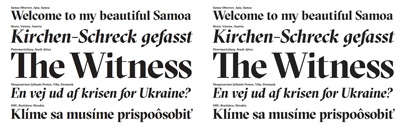 GT Sectra by @grillitype is a contemporary serif typeface combining the calligraphy of the broad nip pen with the sharpness of the scalpel.
