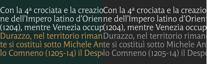 Campan‚ a new semi-linear face which unites mono-line and classic elements‚ by Hoftype.