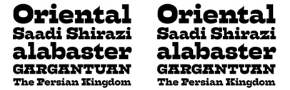 Mønster is a reverse-contrast slab serif by @monokromfonts