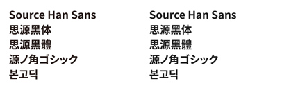 Source Han Sans (Noto Sans CJK)‚ a new open source Pan-CJK font family from @Adobe and @Google.