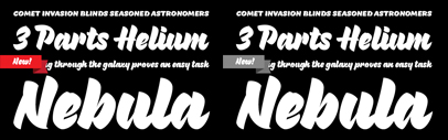 Pique‚ a fast moving brush script face‚ by @processtype