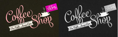 Powder Script‚ a showy brush style script family. 35% off until Sep 26.