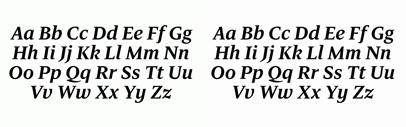 Bold Italic style were added to Luxury Text.