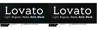 Lovato‚ a geometric Latin serif‚ by @philatype