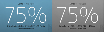Conto by @NilsThomsen. 75% off till Oct 19