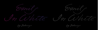 Emily In White‚ a script face designed by @juliasys‚ inspired by Emily Dickinson’s manuscripts. 33% off till Nov 7.