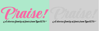 Praise by TypeSETit