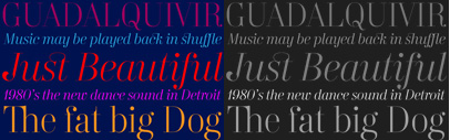Carmen Display Fine and Italic have been released by Typerepublic.