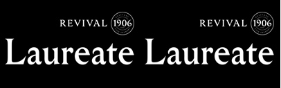 You can download Laureate‚ a revival of a typeface originally cut by the Keystone Type Foundry in the early 1900s. Digitized by @bellera.