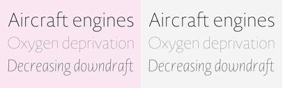 Novel Sans Hair‚ the new package of 24 ultra light weights of Novel Sans Pro‚ by @AtlasFonts. 50% off till December 10.